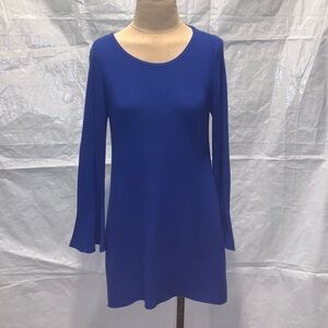 CeCe Royal blue sweater tunic, Small